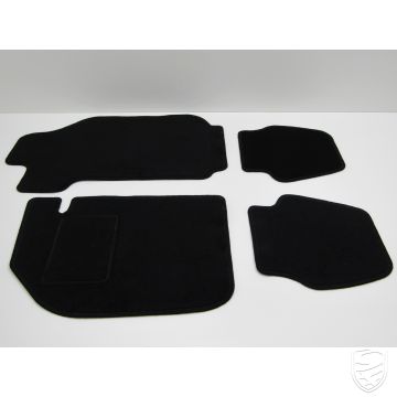 Fussmattensatz, 4 Stück, schwarz für Porsche 911 '74-'89 Coupe