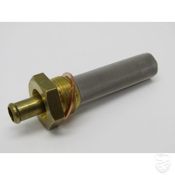 Kraftstofffilter für Kraftstofftank mit Anschlussnippel 8 mm innen / 10 mm außen für Porsche 911 E/S '70-'73