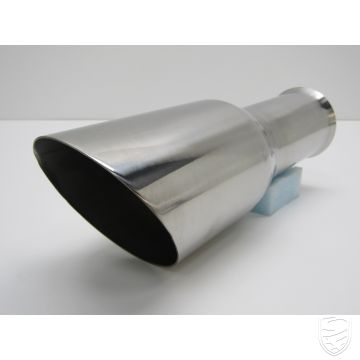 Endrohr, Ø 102 mm, Edelstahl, poliert für Porsche 964