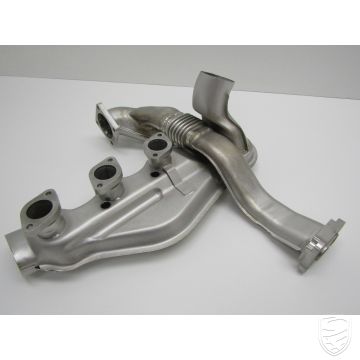Wärmetauscher, Innenraumheizung. Edelstahl, links für Porsche 964 C2/C4 