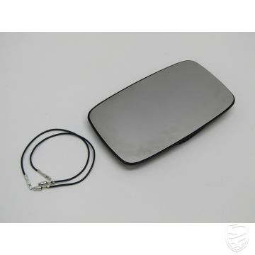 Aussenspiegelglas, elektrisch, beheizt, plan, links=rechts für Porsche 911 '87-'89 964 928 944