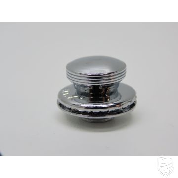 Tenax Druckknopfkopf, Oberteil, Chrom für Porsche 356 Cabrio B/C