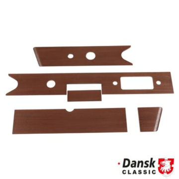 Armaturenbrettverkleidungssatz, echtes 3-lagiges Mahagoniholz für Porsche 911 '63-'65