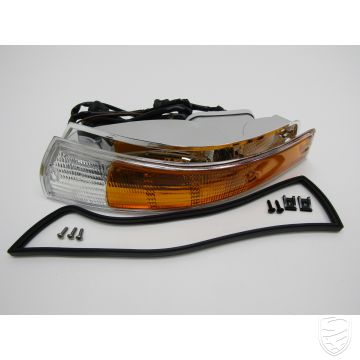 Blinker vorne, komplett, mit Metallgehäuse, links für Porsche 911 '69-'72