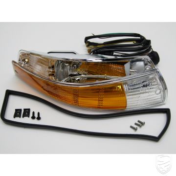 Blinker vorne, komplett, mit Metallgehäuse, rechts für Porsche 911 '69-'72