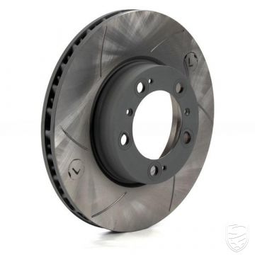 Bremsscheibe SEBRO, geschlitzt, Vorderachse, links für Porsche 997 996 987 986