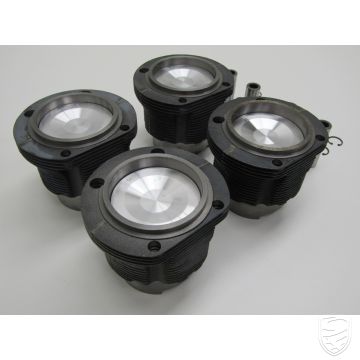 Kolben und Zylindersatz, gegossen (93,0 mm Bohrung, 66,0 mm Hub, oben 105 mm, unten 100 mm) für Porsche 914 1,8L