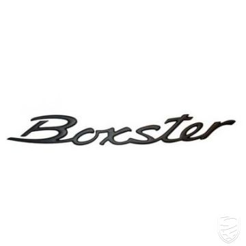 Emblem 'Boxster' schwarz für Porsche 987.1 986 Boxster