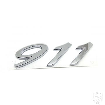 Emblem "911" chrome für Porsche 911 '65-'89 964 993 996 997