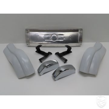 Backdate Heckstange / Stoßstange hinten mit Heckabschlussblech aus Alu für 964 auf 911 2.8 RSR Umbau