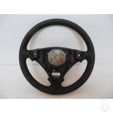 Porsche 955 957 Cayenne Lenkrad beheizt Multifunktion Leder schwarz