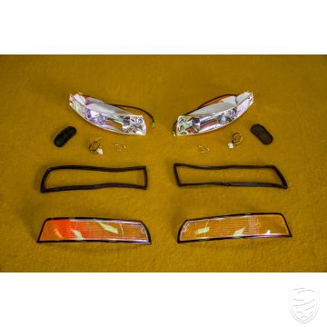 Blinker Komplett Set für Porsche 911 69-73 (IT / Schwarz) - Paar