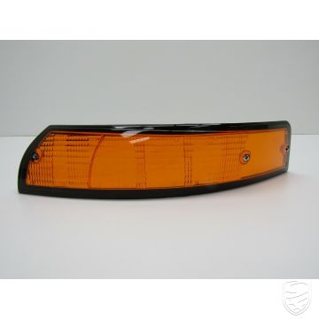 NOS OEM Porsche 911 912 1969-1973 BOSCH Turn Signal Lens US version Left Black Trim