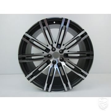 Porsche 95B Macan Felge Rad "911 Turbo Design" 10J x 21 ET19 titan