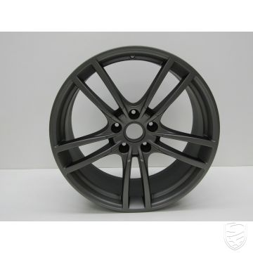 Porsche 9Y0 Cayenne Felge Rad "Turbo Design" 9,5J x 21 ET46 platinum-seidenmatt