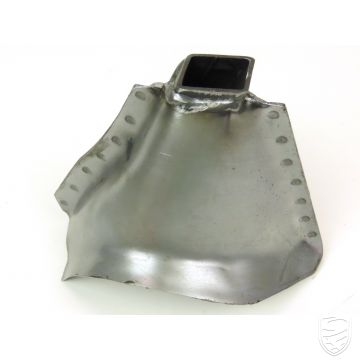 Wagenheberaufnahmerohr mit Flansch für Porsche 356 A/B