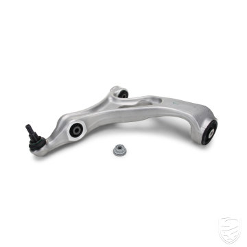 Querlenker mit Lager, Gelenk und Kontermutter, LEMFÖRDER, Vorderachse rechts, unten für Porsche 958 Cayenne