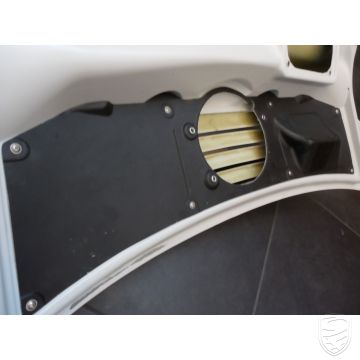 Adapterplatte zur Montage Lüfter auf Motorhaube Porsche 996 Turbo / GT2