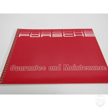 ERSTAUSGABE Porsche 924 944 911 928 Serviceheft Checkheft Wartungsheft Pflegepass 4/87 (englische Version)