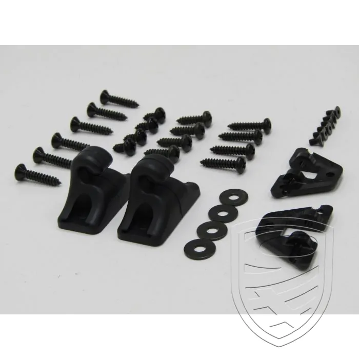 Targadach Halter für Porsche 944 ab '86- 968 Clips Sonnenblende + Schrauben