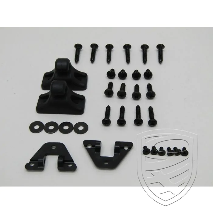 Targadach Halter für Porsche 944 ab '86- 968 Clips Sonnenblende + Schrauben