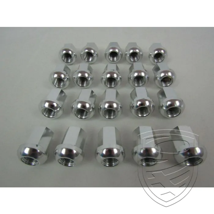 Satz 20x Radmutter, Alu, Chrom, M14x1,5 für Porsche 911 964 944 968 928 924