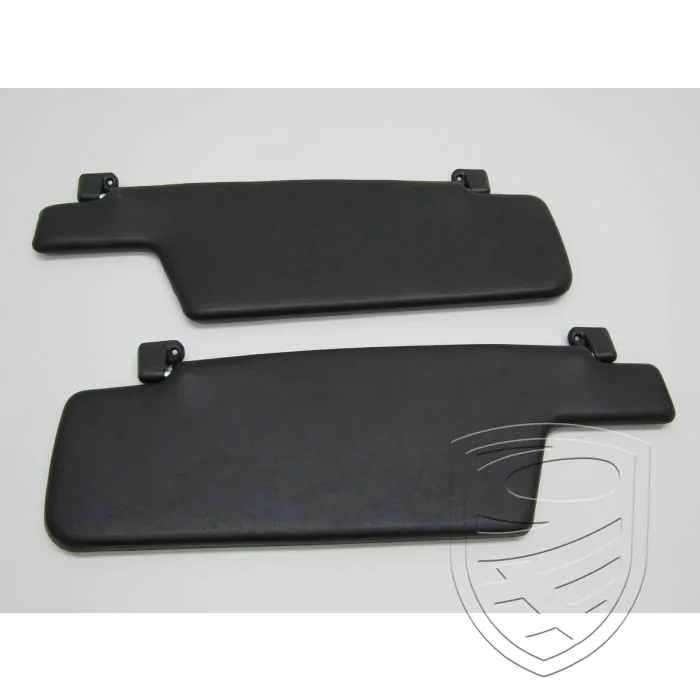 Sonnenblendesatz, schwarz/schwarz, links+rechts für Porsche 911 '69-'89 Targa / Cabrio