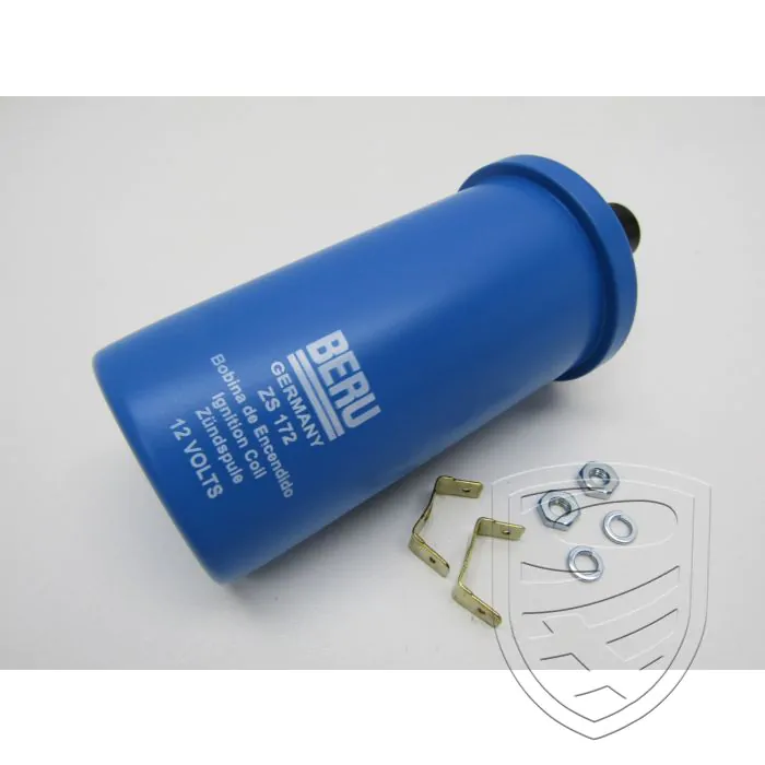 Zündspule, 12 Volt (Blue Coil), BERU fur Porsche 914-4