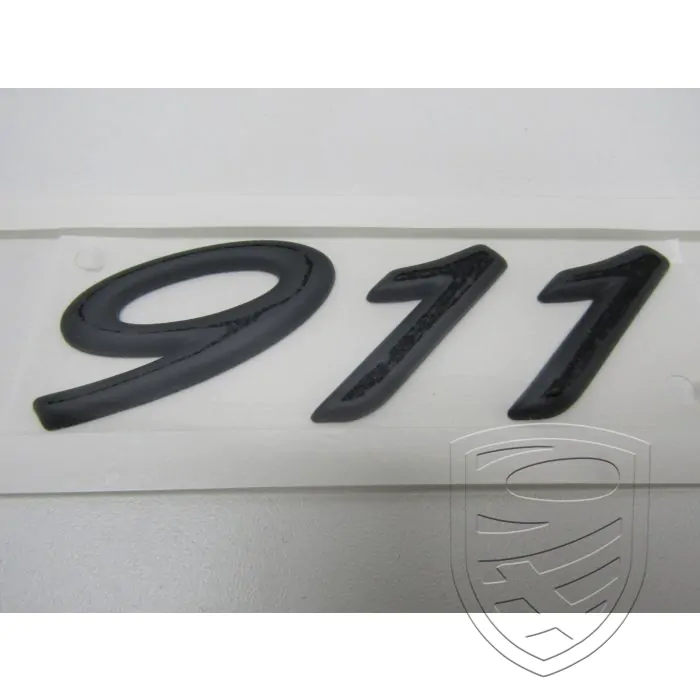 Emblem "911" schwarz für Porsche 911 '65-'89 964 993 996 997