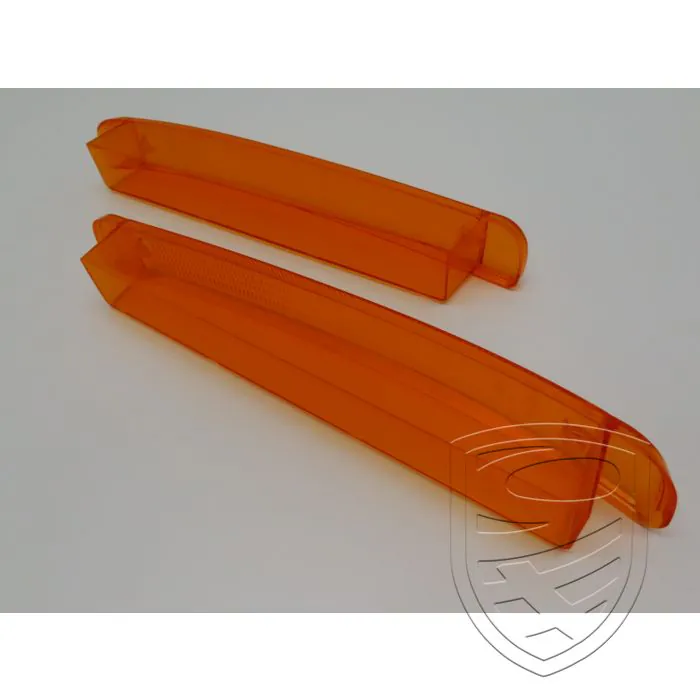 Satz 2x Blinkerglas, orange, vorne links+rechts für Porsche 944 S2/Turbo