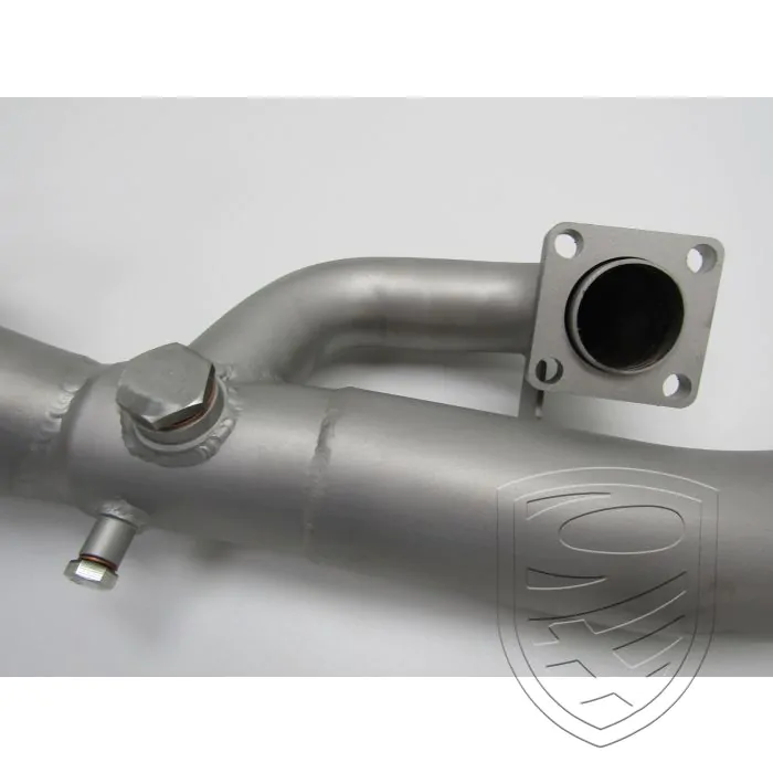 Turbo bypass Rohr, Edelstahl, glasperlengestrahlt für Porsche 911 Turbo '75-'89 / 964 Turbo