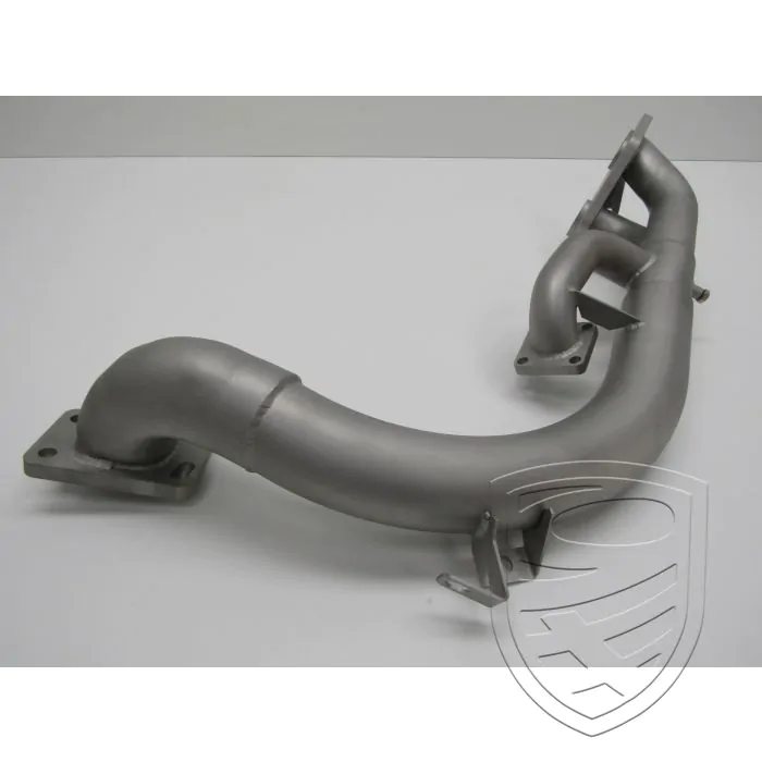 Turbo bypass Rohr, Edelstahl, glasperlengestrahlt für Porsche 911 Turbo '75-'89 / 964 Turbo