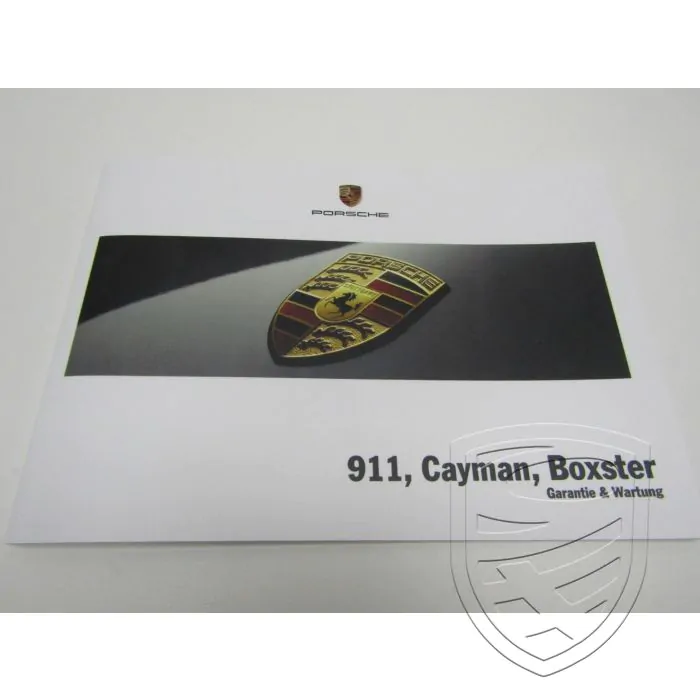 NEU+ORIG. Porsche 997 987 Serviceheft Checkheft Wartungsheft Pflegepass 5/05