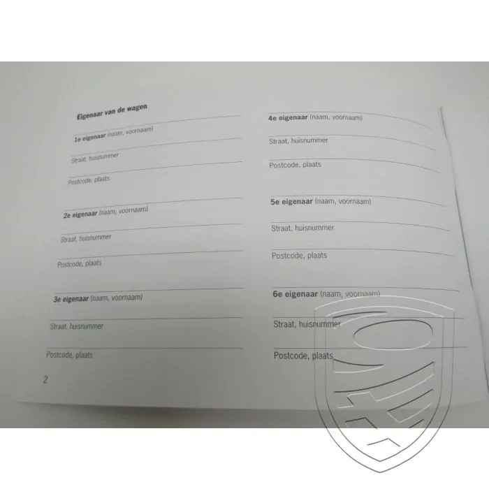 ERSTAUSGABE Porsche 997 987 Boxster Cayman Serviceheft Checkheft Wartungsheft Pflegepass 1/09 (niederländische Version)