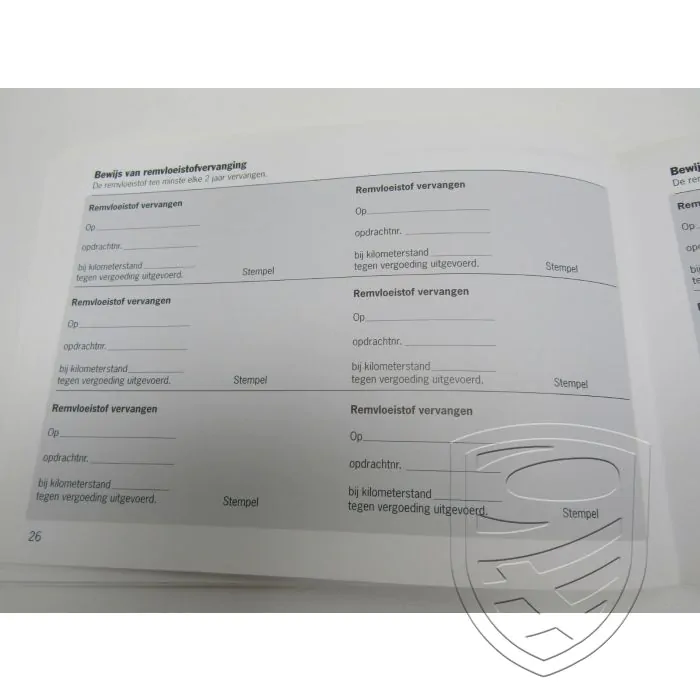 ERSTAUSGABE Porsche 997 987 Boxster Cayman Serviceheft Checkheft Wartungsheft Pflegepass 1/09 (niederländische Version)