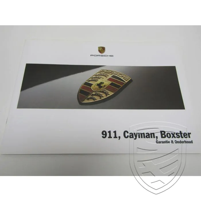 ERSTAUSGABE Porsche 997 987 Boxster Cayman Serviceheft Checkheft Wartungsheft Pflegepass 1/09 (niederländische Version)