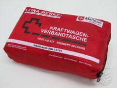 Verbandtasche, Retro Design, rot, Grösse 230x135x65 mm, DIN 13164 STVZO § 35h für Porsche 912 914 924 944 964 993 911 ’63-‘89
