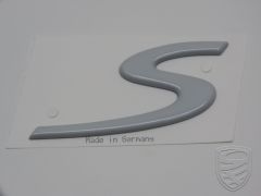 Emblem "S“ grundiert für Porsche 987 986
