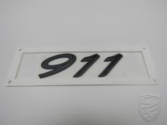 Emblem "911" schwarz für Porsche 911 '65-'89 964 993 996 997