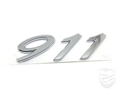 Emblem "911" chrome für Porsche 911 '65-'89 964 993 996 997