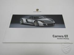ERSTAUSGABE Porsche 980 Carrera GT Serviceheft Checkheft Wartungsheft Pflegepass 5/04