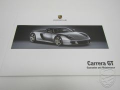 ERSTAUSGABE Porsche 980 Carrera GT Serviceheft Checkheft Wartungsheft Pflegepass 5/04 (englische Version)