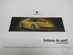 ERSTAUSGABE Porsche 996 GT3 Serviceheft Checkheft Wartungsheft Pflegepass 2/03 (französische Version)