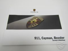 ERSTAUSGABE Porsche 997 987 Boxster Cayman Serviceheft Checkheft Wartungsheft Pflegepass 1/06 (niederländische Version)